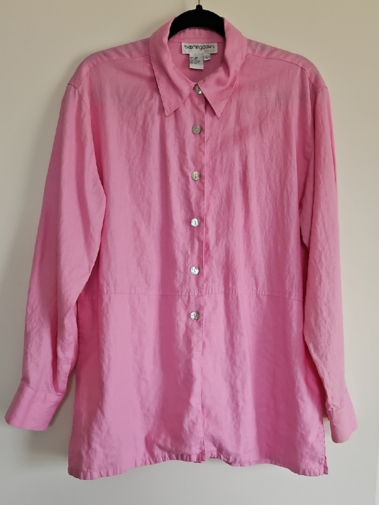 Bloomingdale's Tops - Bloomingdale's Linen Shirt Size  Large